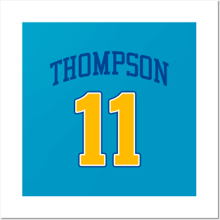 Klay Thompson Number 11 Posters and Art